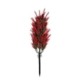 thumbnail image 2 of ZZkhGO Feuilles Rouges Artificielles, Couverture de Sol en Plastique Synthétique, Arbre de Jardin Extérieur Réaliste avec Base à Pic pour Arrangements Floraux en Pot, Rouge, 2 of 6