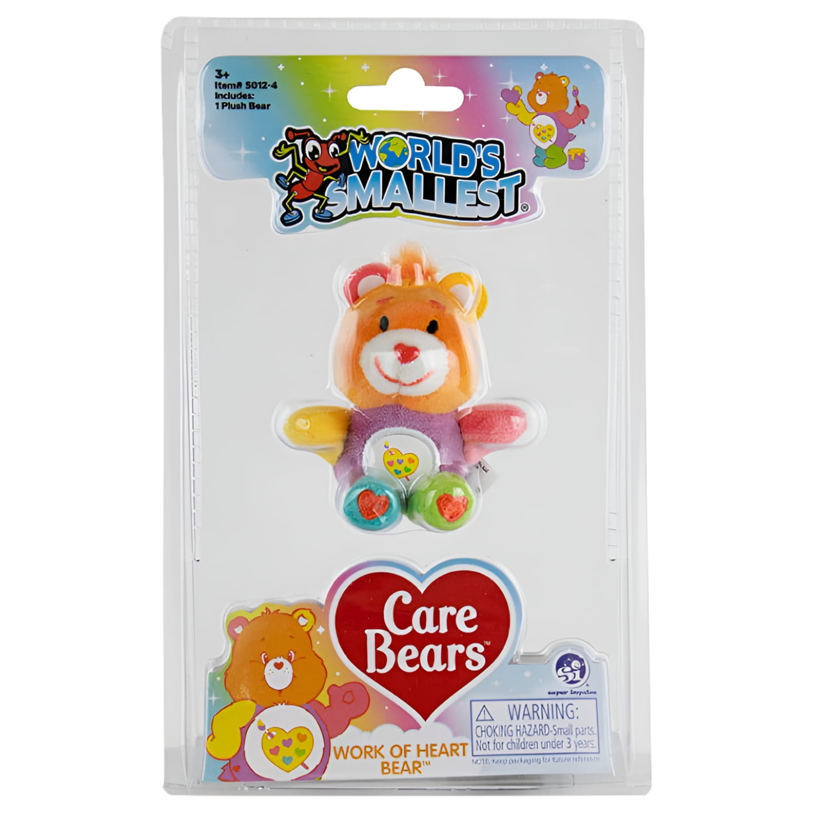 World's Smallest Series 4 True Heart Care Bear Plush Toy - Walmart.com