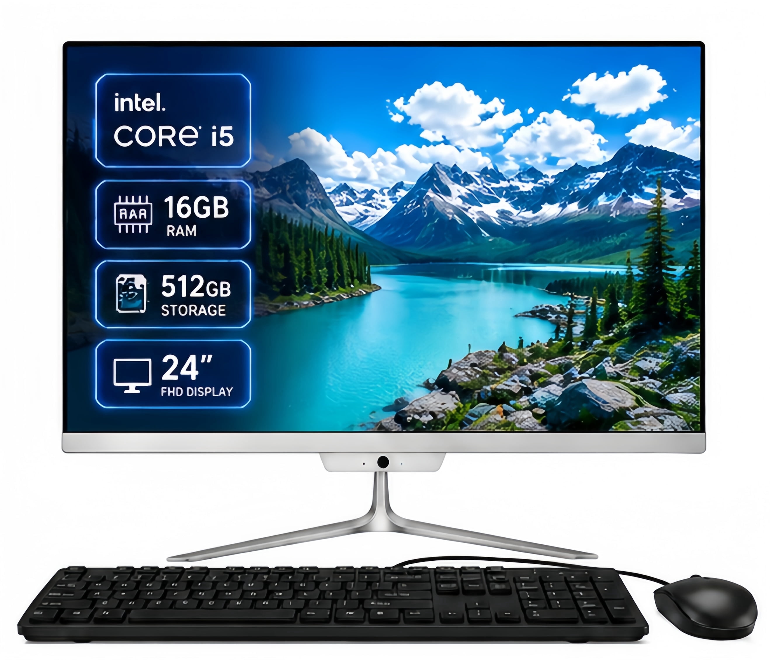 ASUS All-in-One Desktop, A3402WBA-WS503T, 23.8