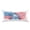 Statue Of Liberty with Flag, variant on Haosy Satin Pillowcase for Hair and Skin Standard Cooling Silk Pillow Case with Envelope Closure White and Ice Wolf Face 20"x26"
