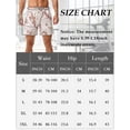 thumbnail image 7 of FEOYA Men Camo Shorts Athletic Male Elastic Drawstring Sports Shorts Workout Sweats Shorts Gym Trunks Tennis Hiking Activewear Basketball Shorts Running Camouflage Shorts with Pockets S Brown, 7 of 7