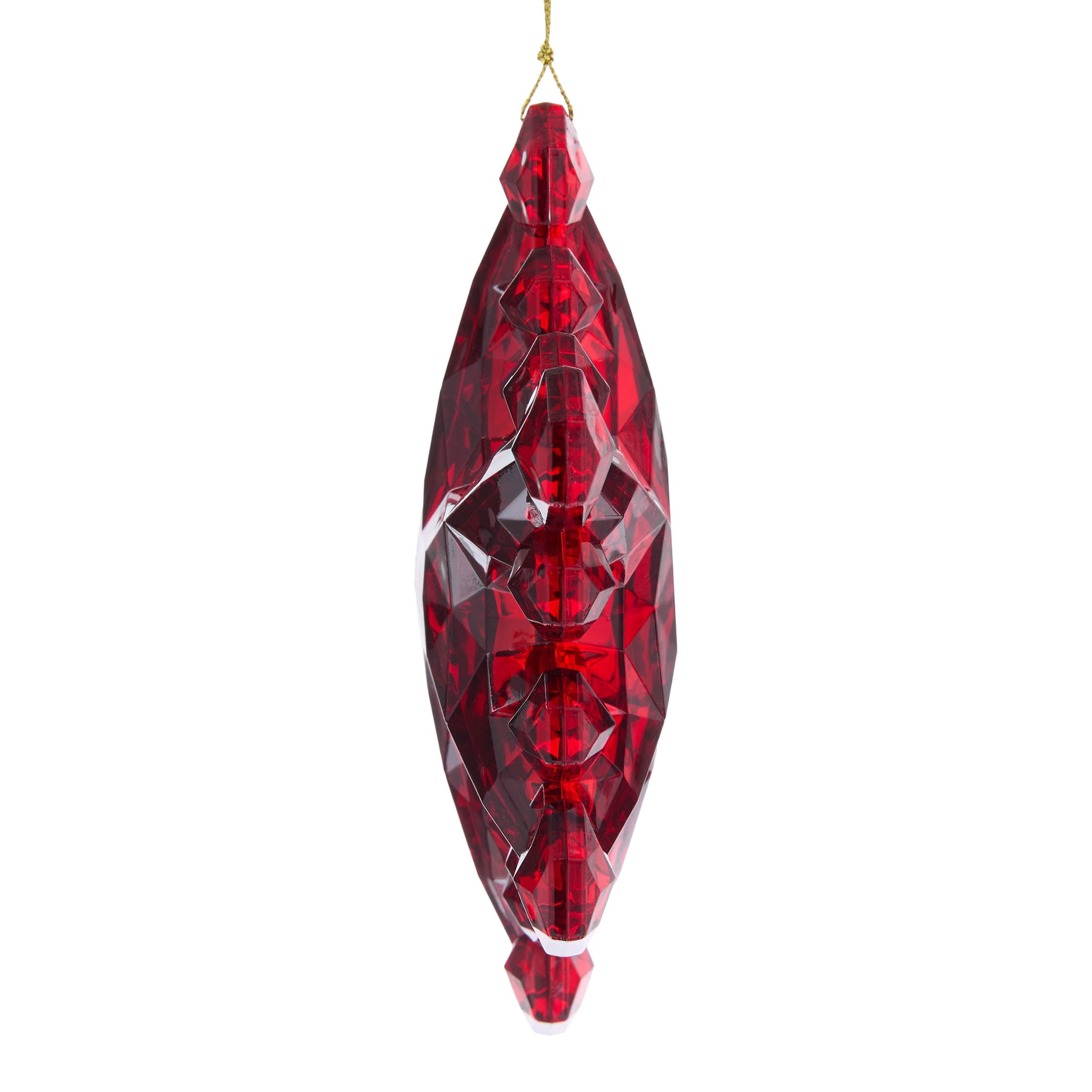 Red Snowflake Christmas Ornament, 6", by Holiday Time