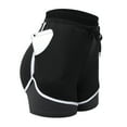 thumbnail image 5 of 2-in-1 Women Casual Cotton Yoga Shorts Mini Hot Pants Sport Leggings for Running Activewear Workout Exercise Athletic Jogging, 5 of 8