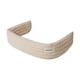 thumbnail image 1 of Protector de sección frontal para cochecito de mascotas, tapete de protección magnético suave para uso en todas Beige, 1 of 8