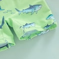 thumbnail image 5 of NIEWTR Baby Boy Swimsuit Rash Guard Shirts Toddler Boy Swimwear Full Zipper UPF 50+ Sun Protection Infant One Piece Bathing Suit(A01-Green,0-3 Months), 5 of 7