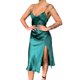thumbnail image 4 of VISgogo Vestido sin espalda para mujer, verano, color sólido, correa de espagueti, sin mangas, de corte bajo, de una pieza para mujer, S/M/L/XL VISgogo  moda, 4 of 6
