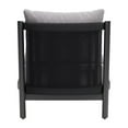 thumbnail image 4 of Horizon Accent Chair Gray Accent Chair, Modern Style, Removable and washable cushion cover, Aluminum, Outdoor Living, 4 of 5