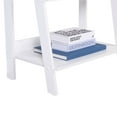 thumbnail image 3 of Madesa Étagère Échelle Moderne à 5 Niveaux pour Garde-Manger, Espace de Rangement, Bibliothèque Autoportante en Bois de 24 Pouces, Étagères Utilitaires pour Maison, Bureau, Salle d'Étude et Cuisine - Blanc, 3 of 5
