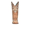 thumbnail image 3 of Corral Boots Womens Distressed Glow In The Dark Floral Embroidered Square T, 3 of 4