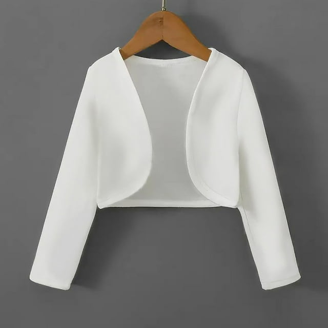EQWLJWE Liquidation d'Économies d'Été! Blazer Court Décontracté pour Femme à Manches 3/4, Col Rabattu, Ouvert à l'Avant, Cardigan de Travail de Bureau, Veste de Complet, Boléro