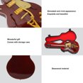 thumbnail image 4 of Miniature Electric Guitar Model, Dollhouse Guitar Model Decoration Basswood Simualted  For Study, 4 of 8