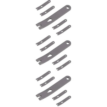 15 pcs  Pocket Pry Bars Mini Pocket Crank Crowbars Stainless Steel Micro Pry Bars for Outdoor