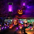 thumbnail image 5 of Outdoor Solar Lights, Halloween Decoration Lights, 6 Pack LED Solar Torch Lights with Flickering Flame, Outside Waterproof Lighting Decoration for Patio Garden Yard Pathway Landscape, 5 of 7