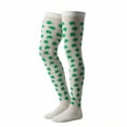 thumbnail image 2 of Ixbnca St. Parker's Day Socks for Women over the Knee Stockings Womens Stretch Thigh High Long Socks, 2 of 3