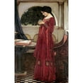 thumbnail image 3 of Waterhouse, John William 11x14 Black Modern Framed Museum Art Print Titled - The Crystal Ball, 3 of 5