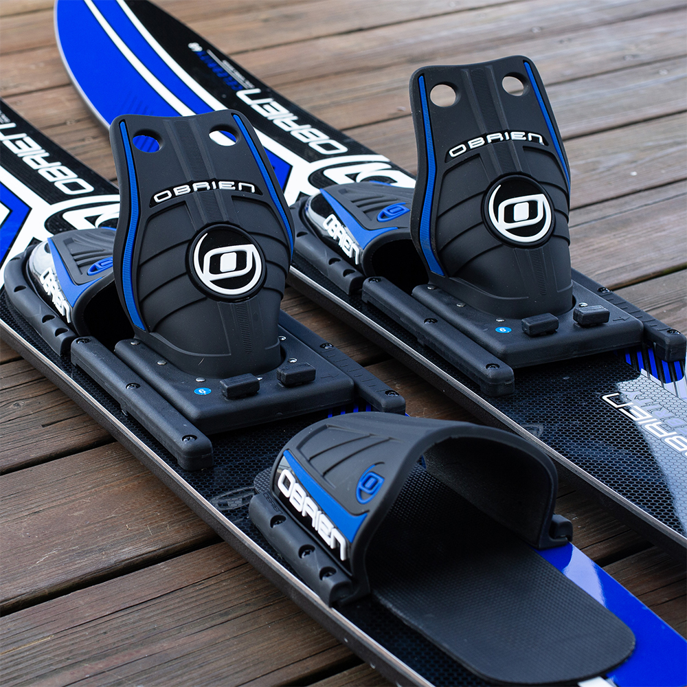 O'Brien Watersports 2191120 Adult 68 inches Celebrity Water skis, Blue and Black - image 3 of 11