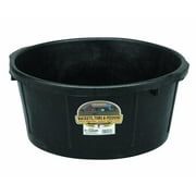 Little Giant Durable Weatherproof 6.5 Gallon Rubber Tub Feeder Pan Bowl