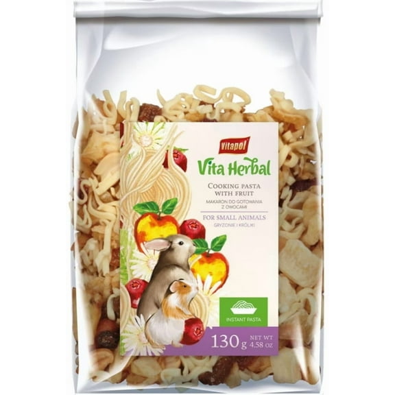 AE Cage Company Vita Herbal Cooking Pasta with Fruit for Small Animals [Small Pet Guinea Pig Treats, Small Pet Rabbit Treats, New Small Pet Supplies, Small Pet Supplies] 1 count