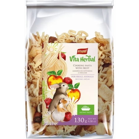 AE Cage Company Vita Herbal Cooking Pasta with Fruit for Small Animals [Small Pet Guinea Pig Treats, Small Pet Rabbit Treats, New Small Pet Supplies, Small Pet Supplies] 1 count