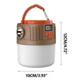 thumbnail image 3 of Solar Powered Rechargeable LED Camping Lantern with 6 Modes Hanging Hook for Tent Lighting Outdoor Emergency, 3 of 9