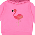 thumbnail image 3 of Inktastic Cute Flamingo Bird Toddler Hoodie, 3 of 4