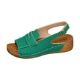 thumbnail image 2 of Willtoo Orthopedic Wedge Sandals for Women 2026 Dressy Footwear with Buckle Ankle Strap Slingback Comfortable Peep Toe Walking Summer Casual Sandals, 2 of 7