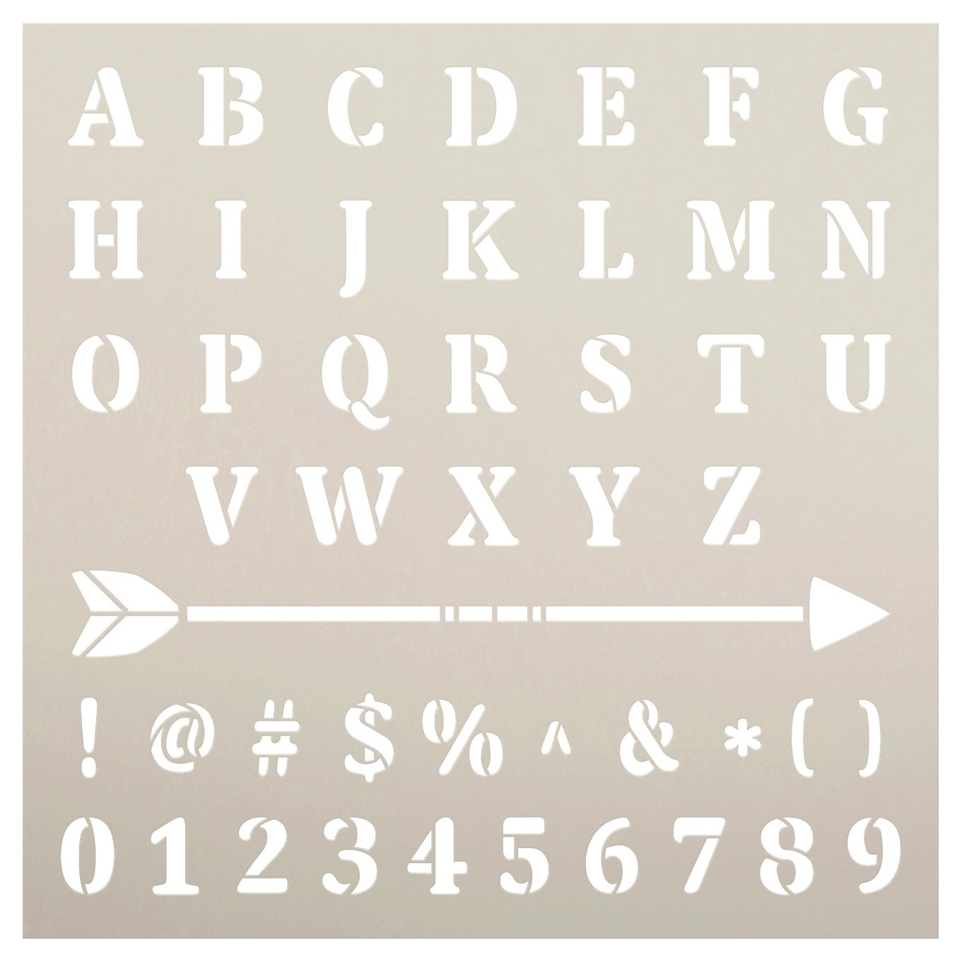 Word Game Letter Stencil - B - 15 x 15 – StudioR12 Stencils