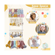 thumbnail image 3 of Organizador de lazos para el cabello, soporte para diademas, accesorios para diademas de bebé, habitación de niños y almacenamiento, 3 of 5