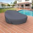 thumbnail image 2 of Covers & all 6-Person Outdoor Patio Dining Set Covers, Water-Repellent UV-Resistant Polyester with Secure Tie-Downs, 2 of 6