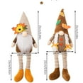 thumbnail image 3 of Fall Gnomes Plush for Tiered Tray Decor, Fall Decorations for Home, Fall Leaves and Dangle Legs Gnomes for Thanksgiving Table Decorations Thanksgving Gnomes Plush Doll Thanksgiving Gift for Women, 3 of 4