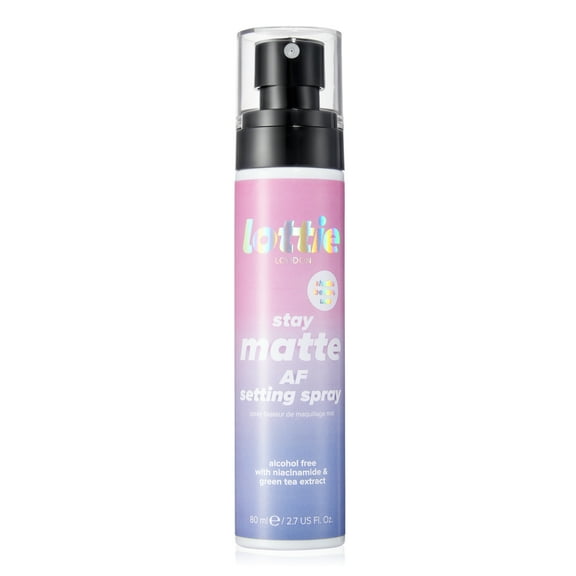 Lottie London Stay Matte AF, Makeup Setting Spray, Mattifying Ultra Fine Mist, 2.7 fl oz