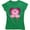 Green, variant on Amazing Pink Flamingo Bird Couple Shape Heart Women's Tee Shirt