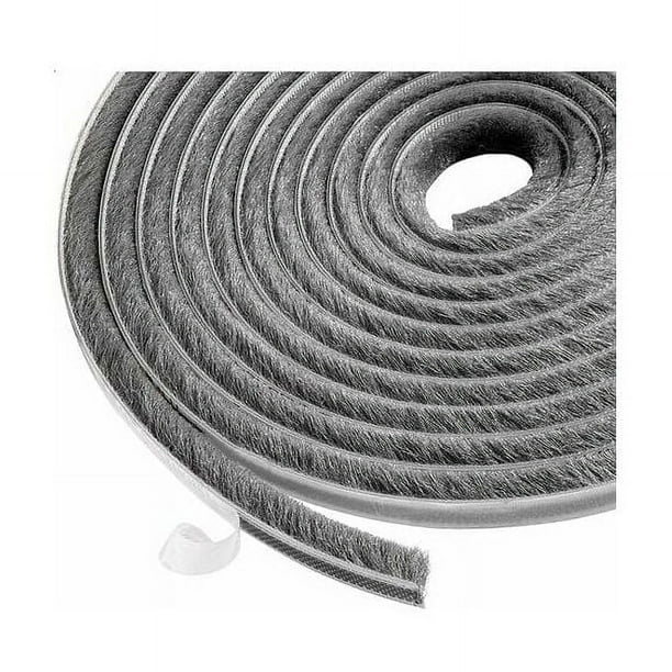 Burlete autoadhesivo Comfort Creator, burlete para puerta de gran adherencia, bloqueador de corrientes de aire y tapón antipolvo, fácil instalación, solución de eficiencia energética, color gris