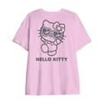 thumbnail image 2 of Playera Hello Kitty para Mujer, Cuello Redondo Manga Corta Rosa Talla M, 2 of 4