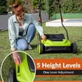 thumbnail image 3 of GreenSweep TurfoMax Artificial Grass Sweeper – Electric Turf Cleaner with Collection Bag & Adjustable Height Settings, 3 of 8