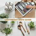 thumbnail image 5 of Knife Tip Protector Cover Plastic Blade Tip Guard for Kitchen Knife Tip Protection Sleeves 0.39" x 1.06", 5 of 6