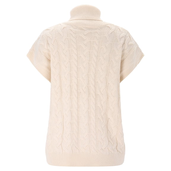 Vedolay Women's Sweater Vests Women's Casual Button Front Round Neck Sleeveless Knit Sweater Vest,A XL