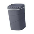 thumbnail image 2 of Cubo de basura de cocina, cubo de basura para baño, cubo de basura, cubo de basura inteligente, cubo de basura sin contacto para baño y cocina L gris, 2 of 9