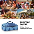 thumbnail image 7 of Iauyy Casserole Carrier for Hot Food Insulated Casserole Travel Carry Bag with Lid Food Warmer Bag for Party/Picnic,Simple Polka Dots, 7 of 7