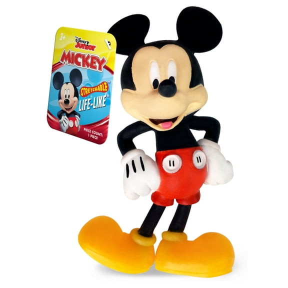Ja-Ru Disney Mickey Mouse Life-like Character Stretchy Action Figure-1 Piece(Selections May Vary)