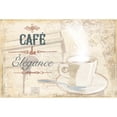 thumbnail image 3 of Grey, Jace 14x11 Black Modern Framed Museum Art Print Titled - Cafe Elegance, 3 of 5