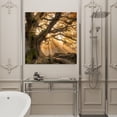 thumbnail image 4 of Wall Art Prints, Brown Trees Framed Canvas Prints for Bedroom Living Room Bathroom Office, Vintage Rustic Forest Nature Light Scenery Gallery Wrap Wall Art Poster for Gifts Home Decor 8"x8", 4 of 9