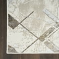 thumbnail image 4 of Nourison Glam Geometric Ivory/Grey 5'3" x 7'3" Area Rug, (5x7), 4 of 9
