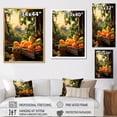 thumbnail image 4 of Designart "Pastoral Papaya Harvest In Orange" Fruits Canvas Wall Art, 4 of 7