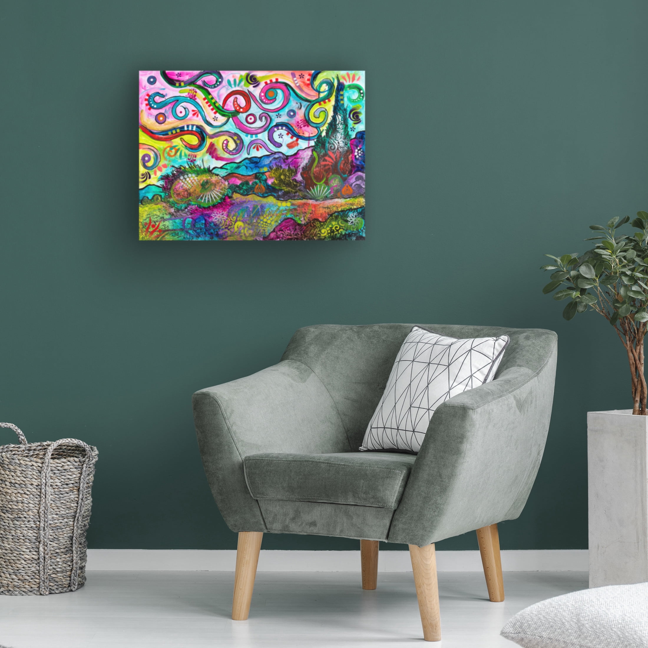 Canvas Wall Art - Dean Russo 'Underwater' Wall Art for Living Room, Bedroom, or Office Décor by Trademark Fine Art - 19 x 14 Inches