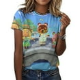thumbnail image 3 of Animal Crossing Womens T-shirts Crewneck Shirts Blouse Short Sleeve Tee Shirts Girls Tops M, 3 of 8