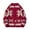 Red, variant on Christmas Men's Mock Neck Zip Up Knit Cardigan Snowflake Fair Isle Jacquard Loose Stretch Long Sleeve Winter Sweater M-2XL, Red
