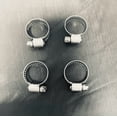thumbnail image 1 of Helix Racing Hose Clamp 114-6406 0.31 Inch To 0.86 Inch Clamping Range; Worm Gear Style; Stainless Steel; Pack Of 4, 1 of 1