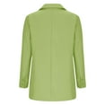 thumbnail image 5 of Scyoekwg Blazers for Women Business Casual Open Front Long Sleeve Jackets Work Office Business Suit Blazer (Green,L), 5 of 7