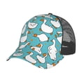 thumbnail image 6 of Lsque Cartoon Funny Goose Printed Trucker Hat - Baseball Cap for Men Women - Breathable Mesh Side, Adjustable Fit - for Casual Wear, 6 of 7